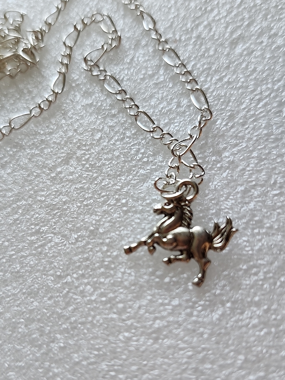 Hand Crafted Silver Horse Pendant Necklace